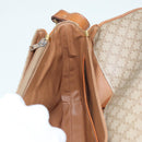 CELINE Macadam Canvas Shoulder Bag Beige Auth 84756-20