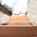 CELINE Macadam Canvas Shoulder Bag Beige Auth 84756-12