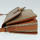 CELINE Macadam Canvas Shoulder Bag Beige Auth 84756-4