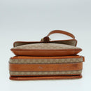 CELINE Macadam Canvas Shoulder Bag Beige Auth 84756-5