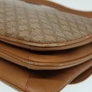 CELINE Macadam Canvas Shoulder Bag Beige Auth 84757-16