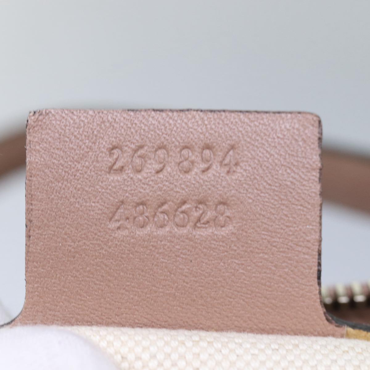 GUCCI GG Canvas Guccissima Hand Bag 2way Pink 269894 Auth 84765