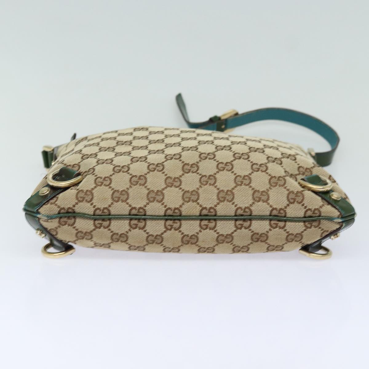 GUCCI GG Canvas Shoulder Bag Beige 131326 Auth 84767