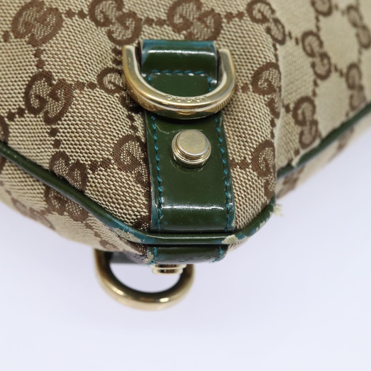 GUCCI GG Canvas Shoulder Bag Beige 131326 Auth 84767