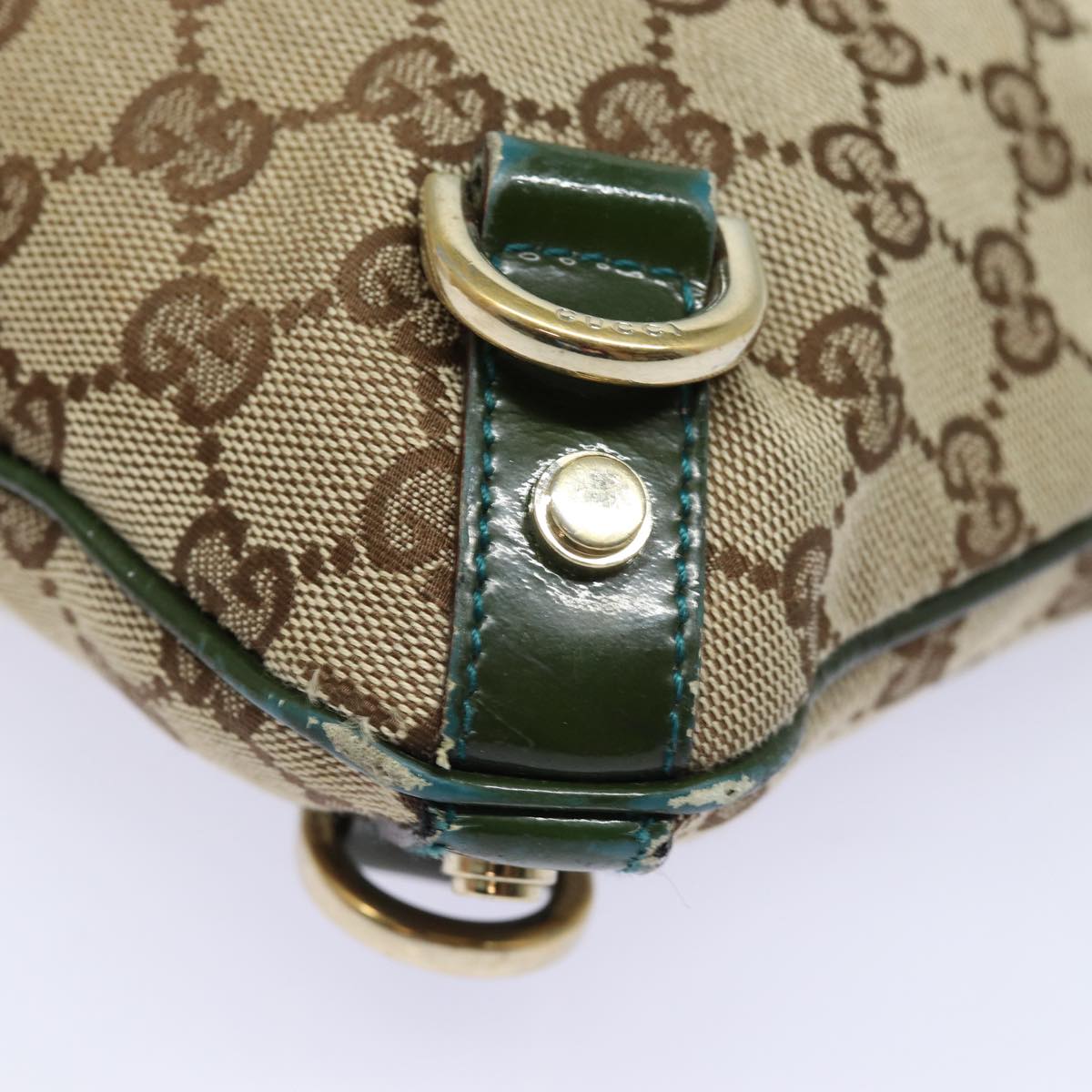 GUCCI GG Canvas Shoulder Bag Beige 131326 Auth 84767