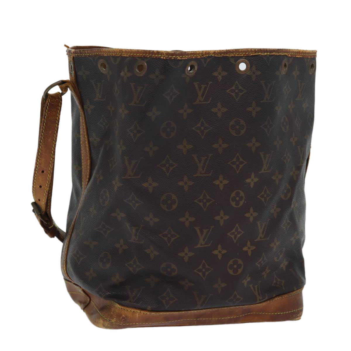 LOUIS VUITTON Monogram Noe Shoulder Bag M42224 LV Auth 84782