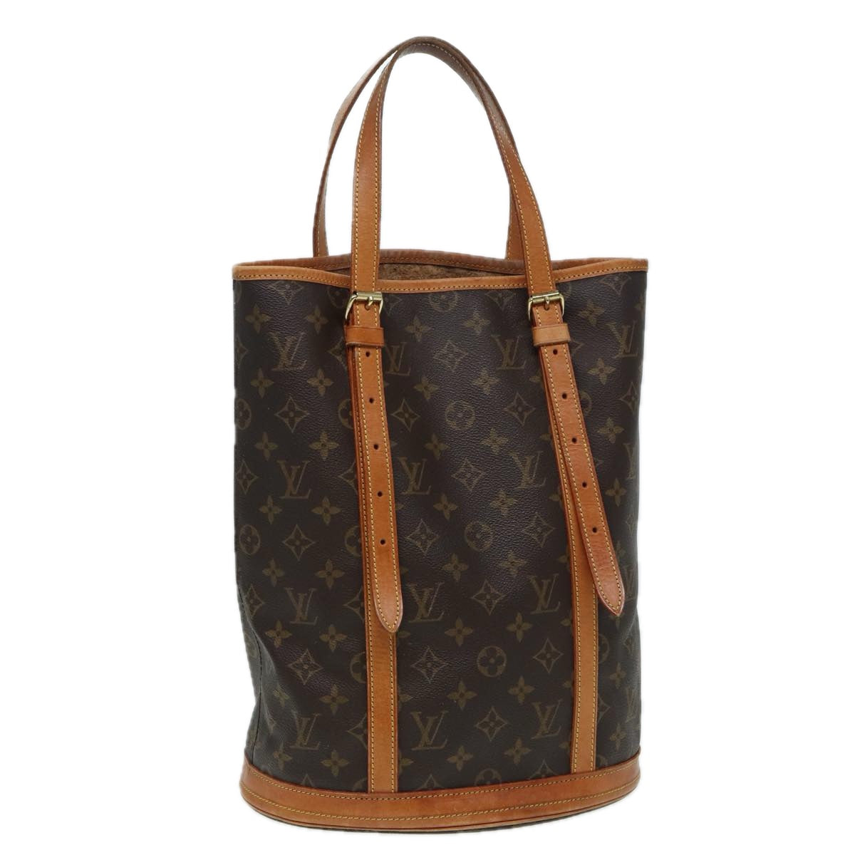 LOUIS VUITTON Monogram Bucket GM Shoulder Bag M42236 LV Auth 84787