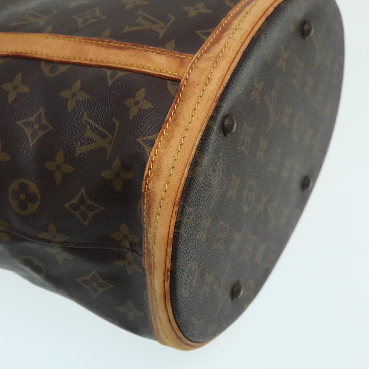 LOUIS VUITTON Monogram Bucket GM Shoulder Bag Vintage M42236 LV Auth 84793