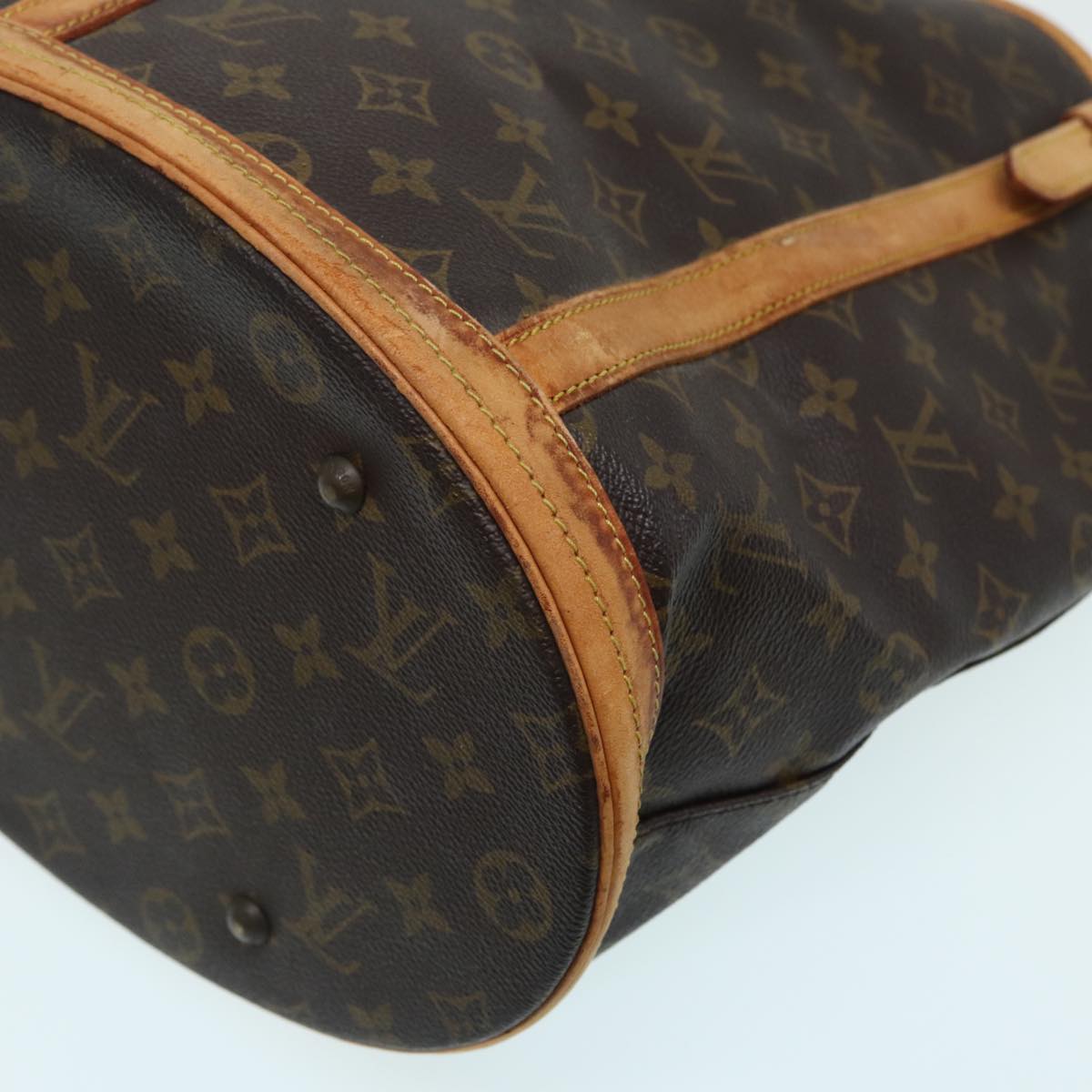 LOUIS VUITTON Monogram Bucket GM Shoulder Bag Vintage M42236 LV Auth 84793