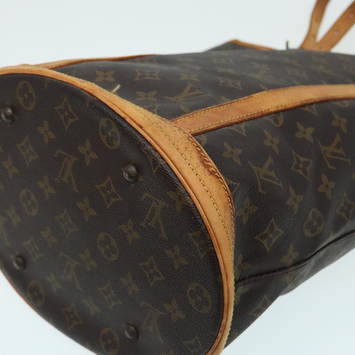 LOUIS VUITTON Monogram Bucket GM Shoulder Bag Vintage M42236 LV Auth 84793