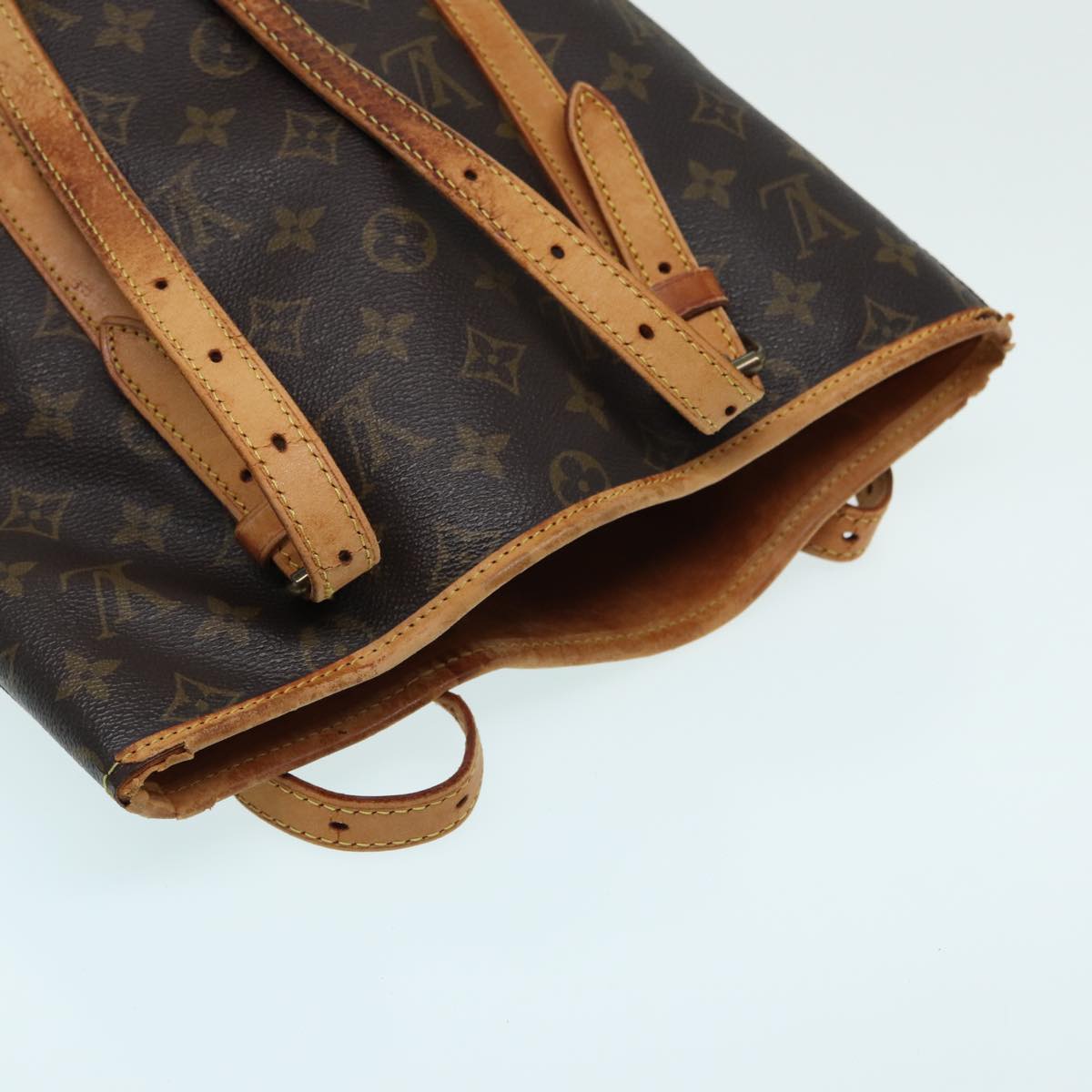 LOUIS VUITTON Monogram Bucket GM Shoulder Bag Vintage M42236 LV Auth 84793