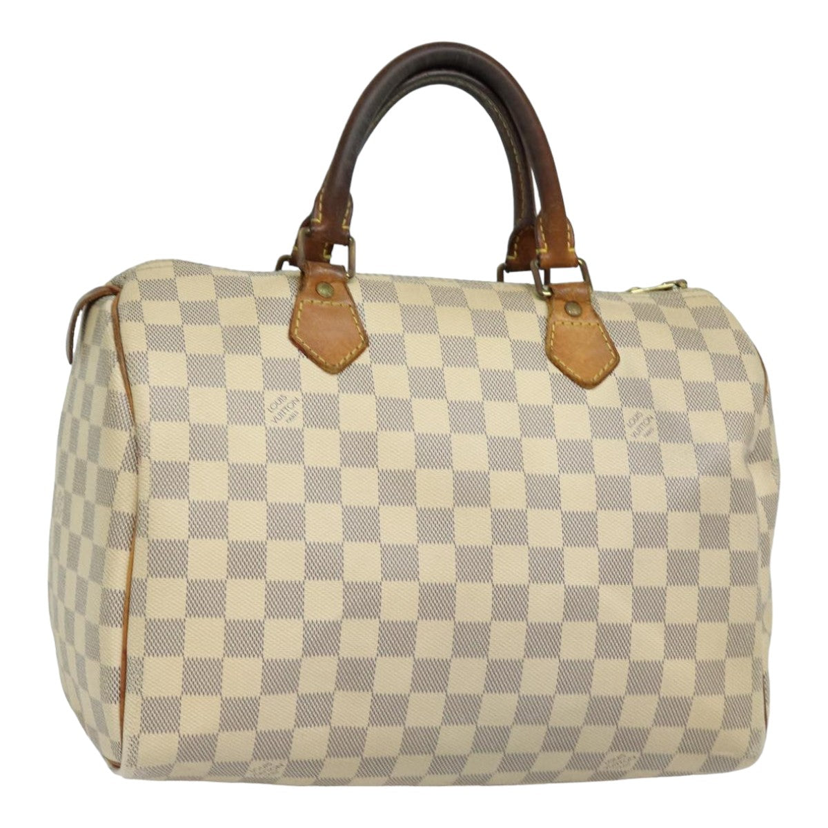 LOUIS VUITTON Damier Azur Speedy 30 Hand Bag N41533 LV Auth 84795