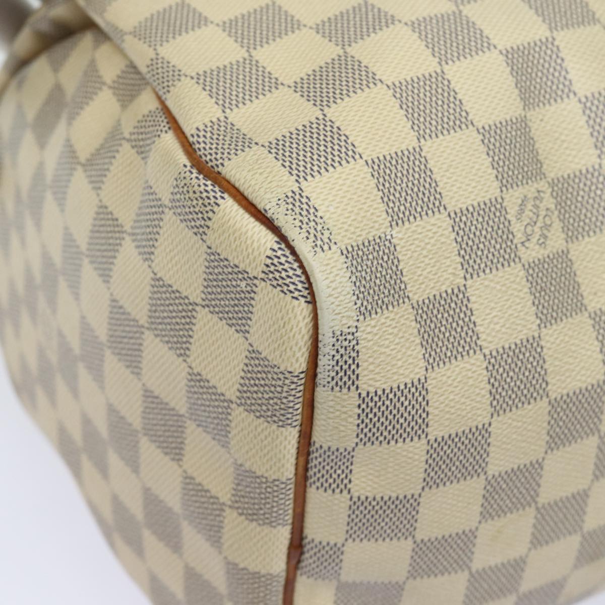 LOUIS VUITTON Damier Azur Speedy 30 Hand Bag N41533 LV Auth 84795