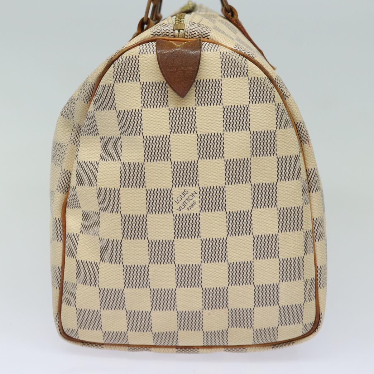 LOUIS VUITTON Damier Azur Speedy 30 Hand Bag N41533 LV Auth 84795