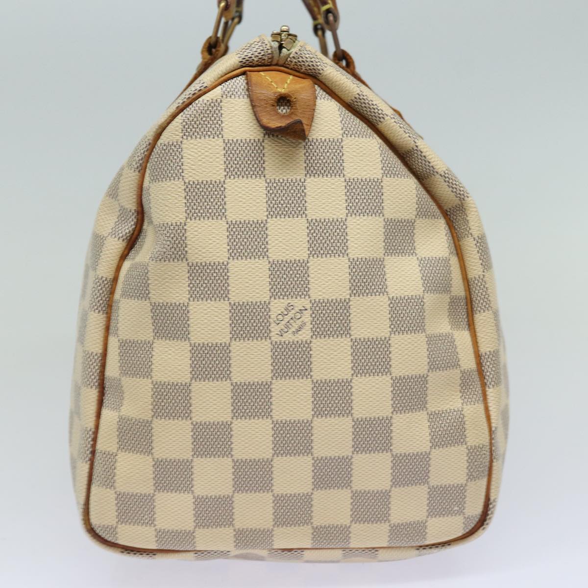 LOUIS VUITTON Damier Azur Speedy 30 Hand Bag N41533 LV Auth 84795