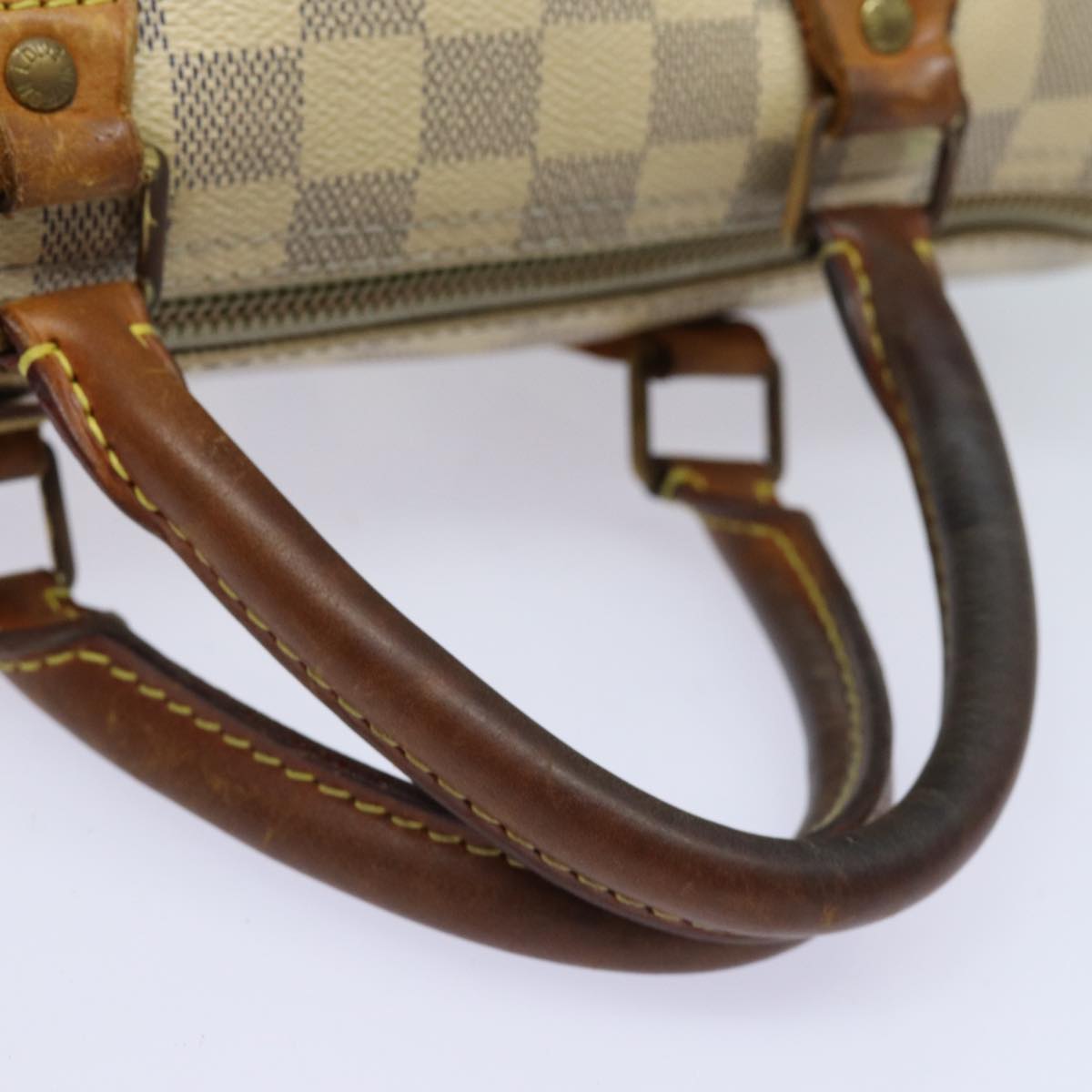 LOUIS VUITTON Damier Azur Speedy 30 Hand Bag N41533 LV Auth 84795