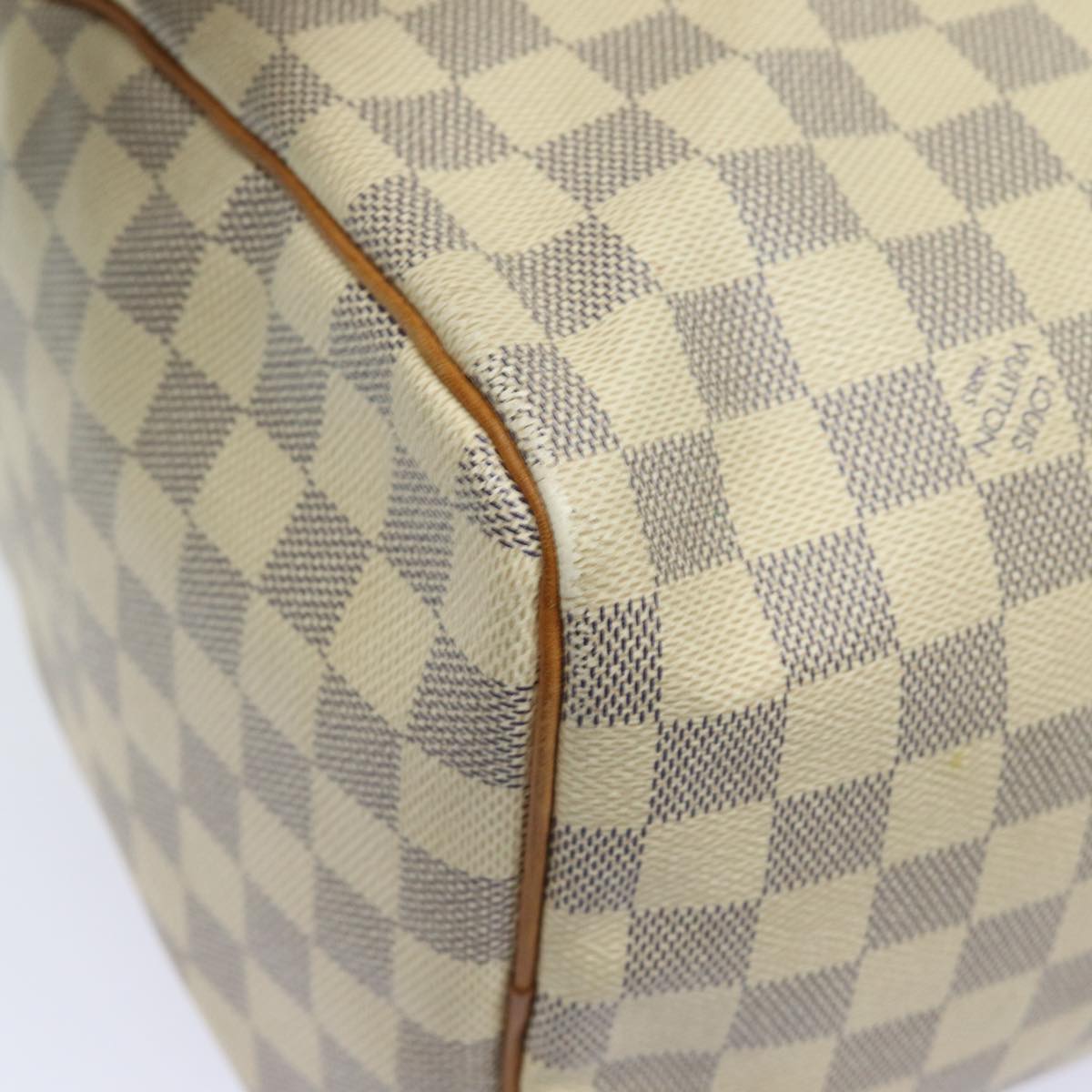 LOUIS VUITTON Damier Azur Speedy 30 Hand Bag N41533 LV Auth 84796