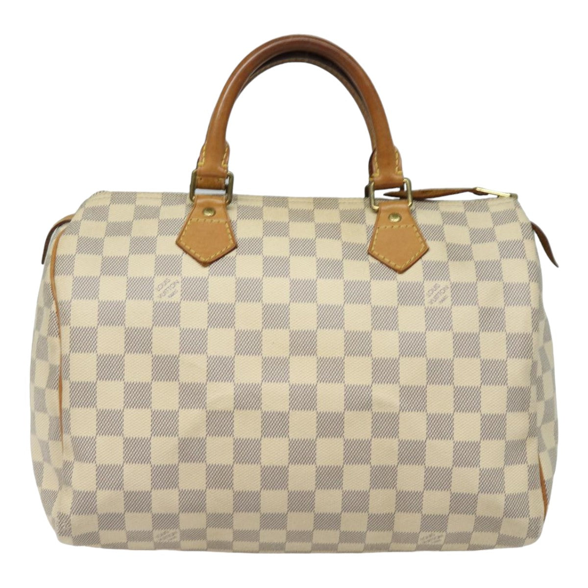 LOUIS VUITTON Damier Azur Speedy 30 Hand Bag N41533 LV Auth 84796