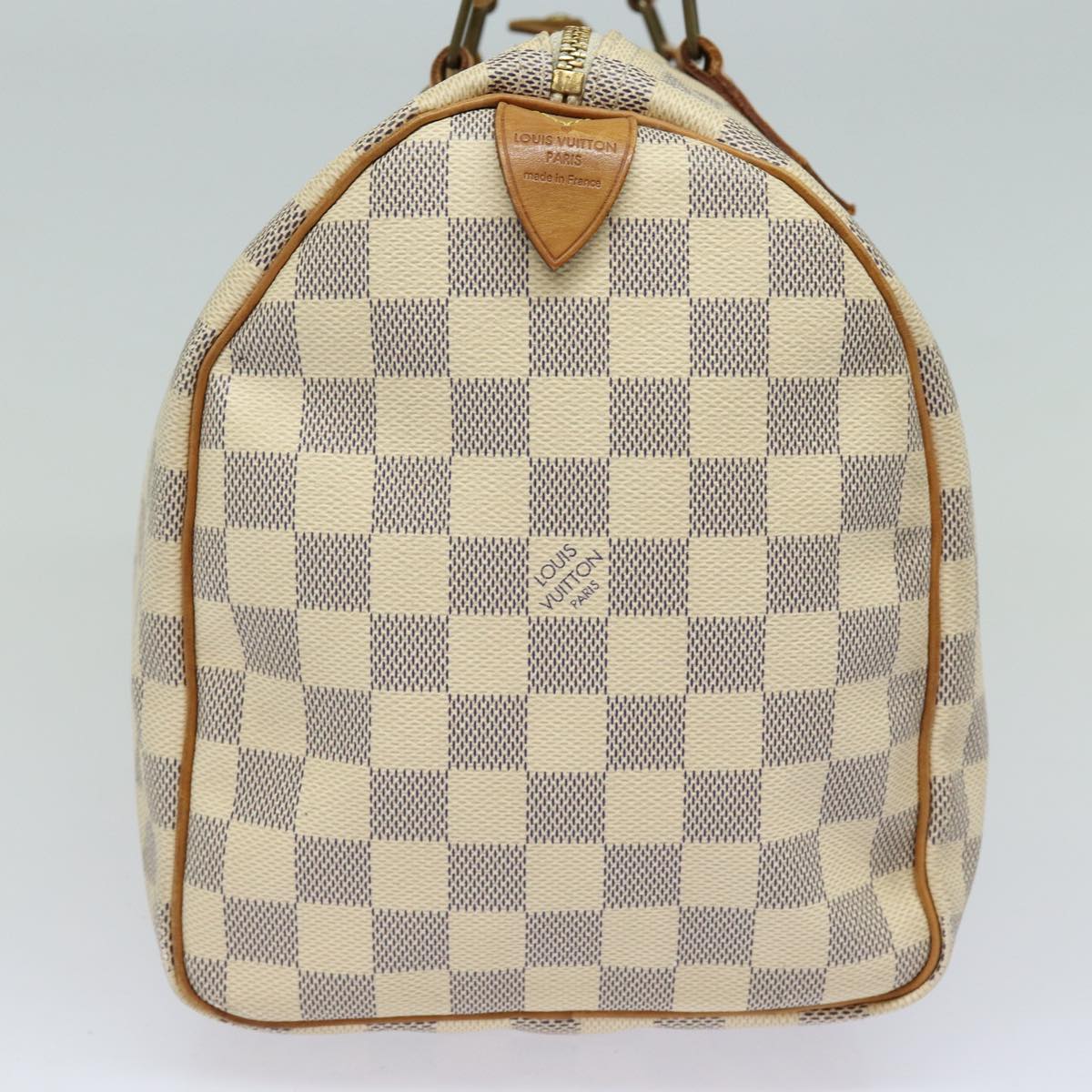 LOUIS VUITTON Damier Azur Speedy 30 Hand Bag N41533 LV Auth 84796