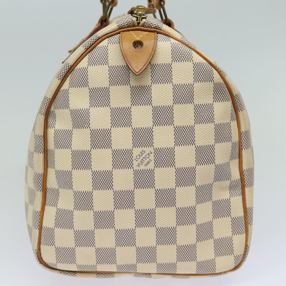 LOUIS VUITTON Damier Azur Speedy 30 Hand Bag N41533 LV Auth 84796