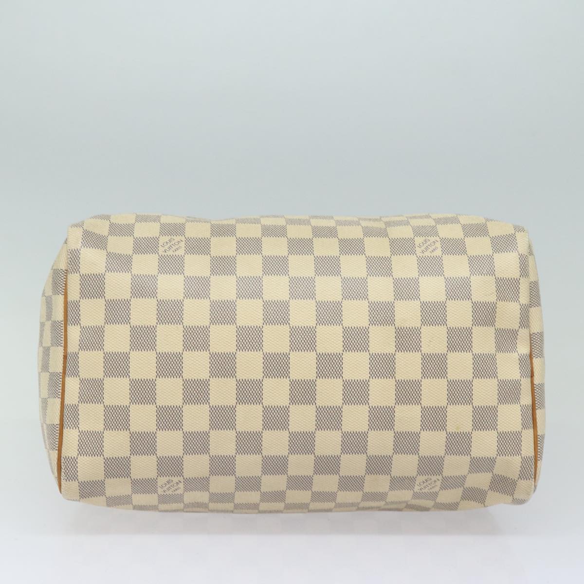 LOUIS VUITTON Damier Azur Speedy 30 Hand Bag N41533 LV Auth 84796