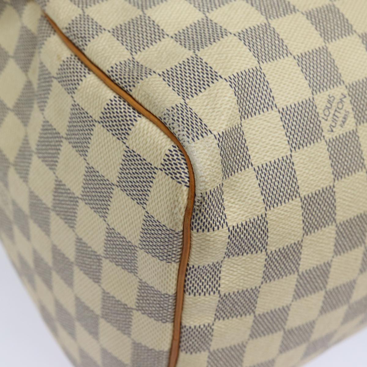 LOUIS VUITTON Damier Azur Speedy 30 Hand Bag N41533 LV Auth 84797