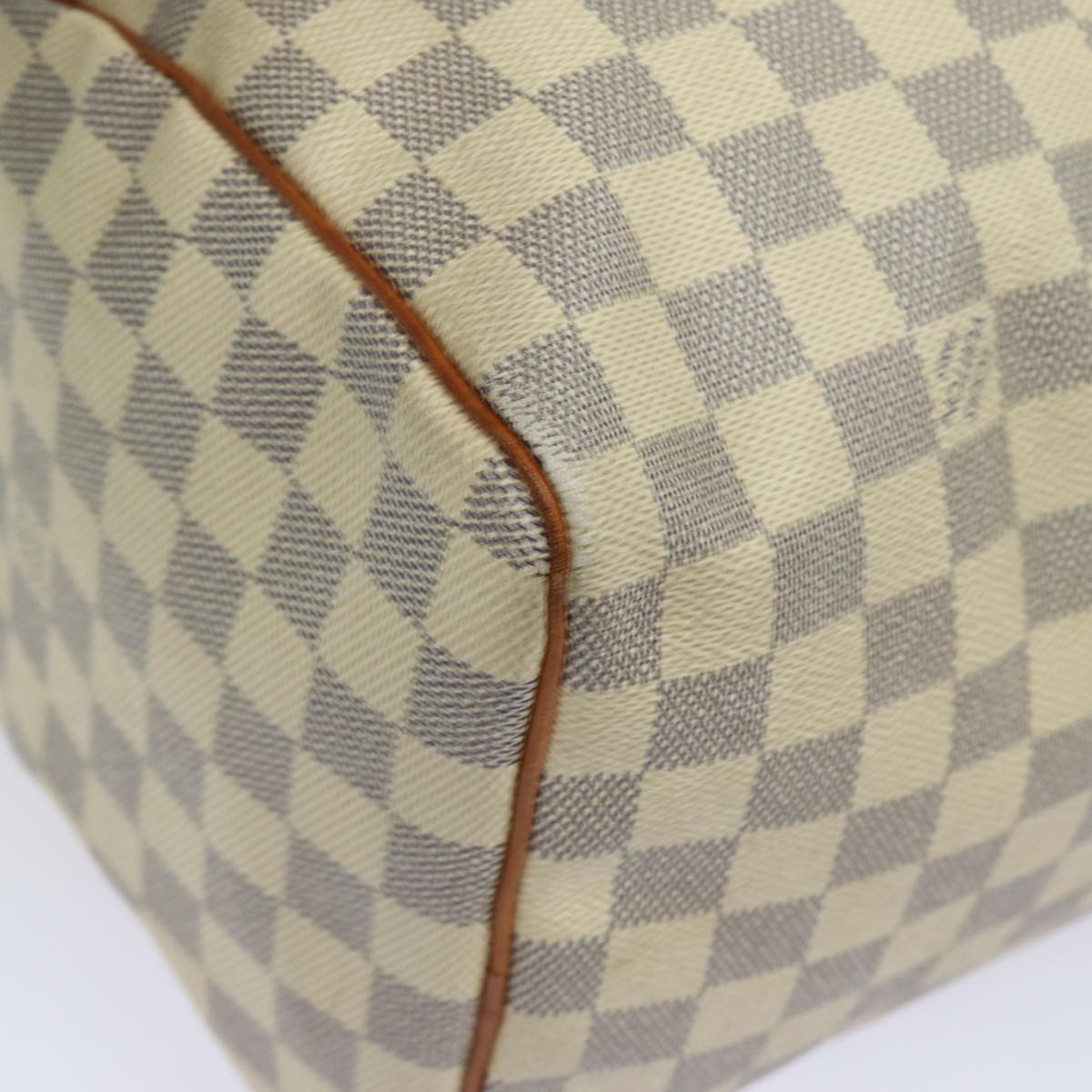 LOUIS VUITTON Damier Azur Speedy 30 Hand Bag N41533 LV Auth 84797