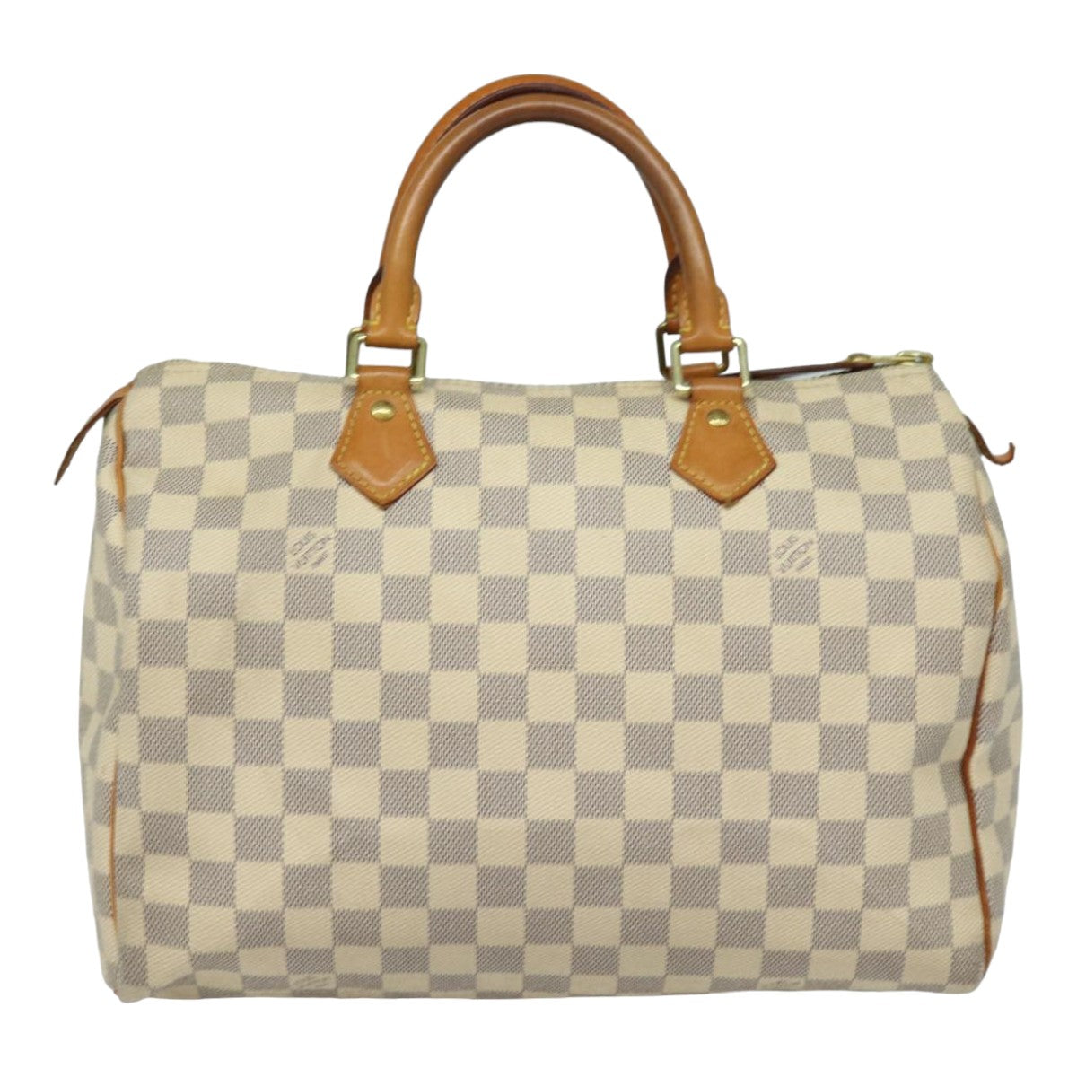 LOUIS VUITTON Damier Azur Speedy 30 Hand Bag N41533 LV Auth 84797