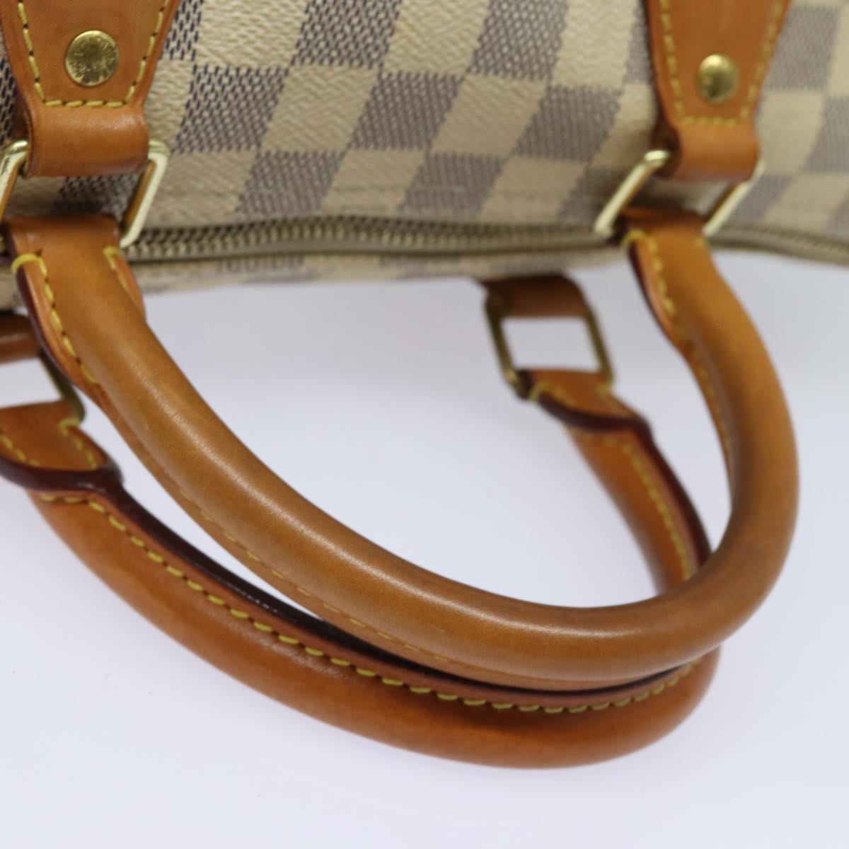 LOUIS VUITTON Damier Azur Speedy 30 Hand Bag N41533 LV Auth 84797