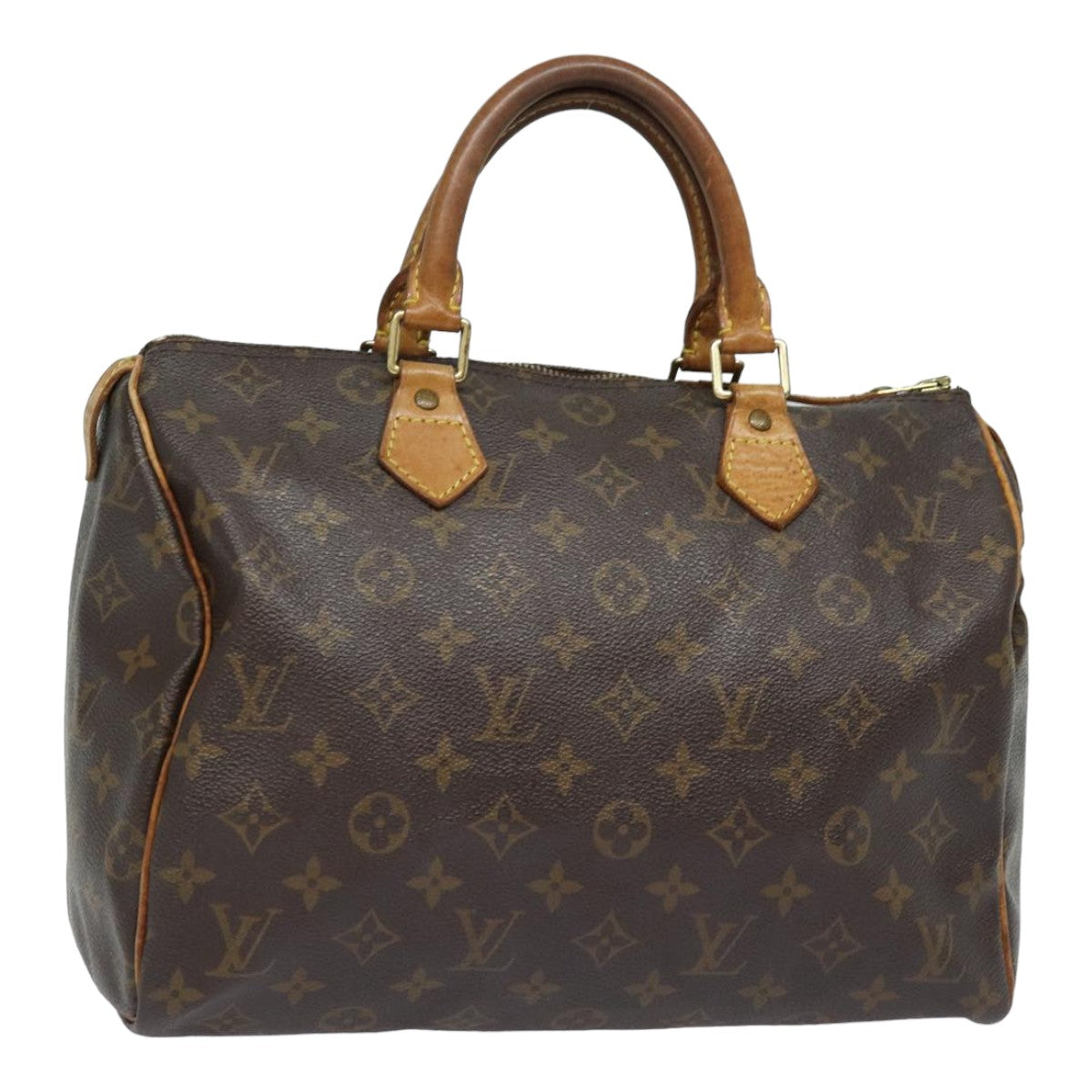 LOUIS VUITTON Monogram Speedy 30 Hand Bag M41526 LV Auth 84798