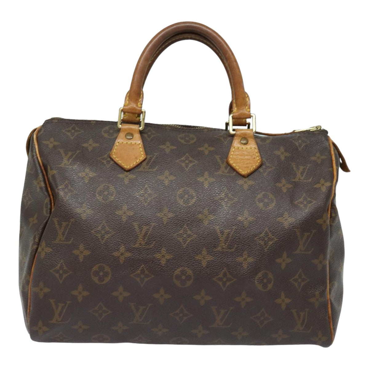 LOUIS VUITTON Monogram Speedy 30 Hand Bag M41526 LV Auth 84798