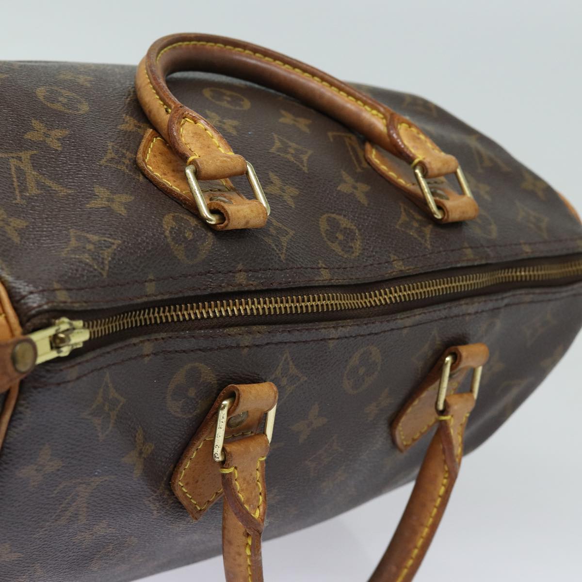 LOUIS VUITTON Monogram Speedy 30 Hand Bag M41526 LV Auth 84798