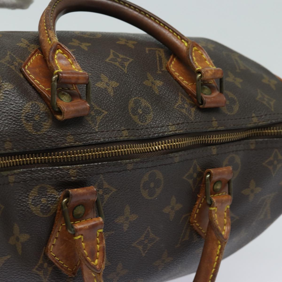 LOUIS VUITTON Monogram Speedy 30 Hand Bag M41526 LV Auth 84799