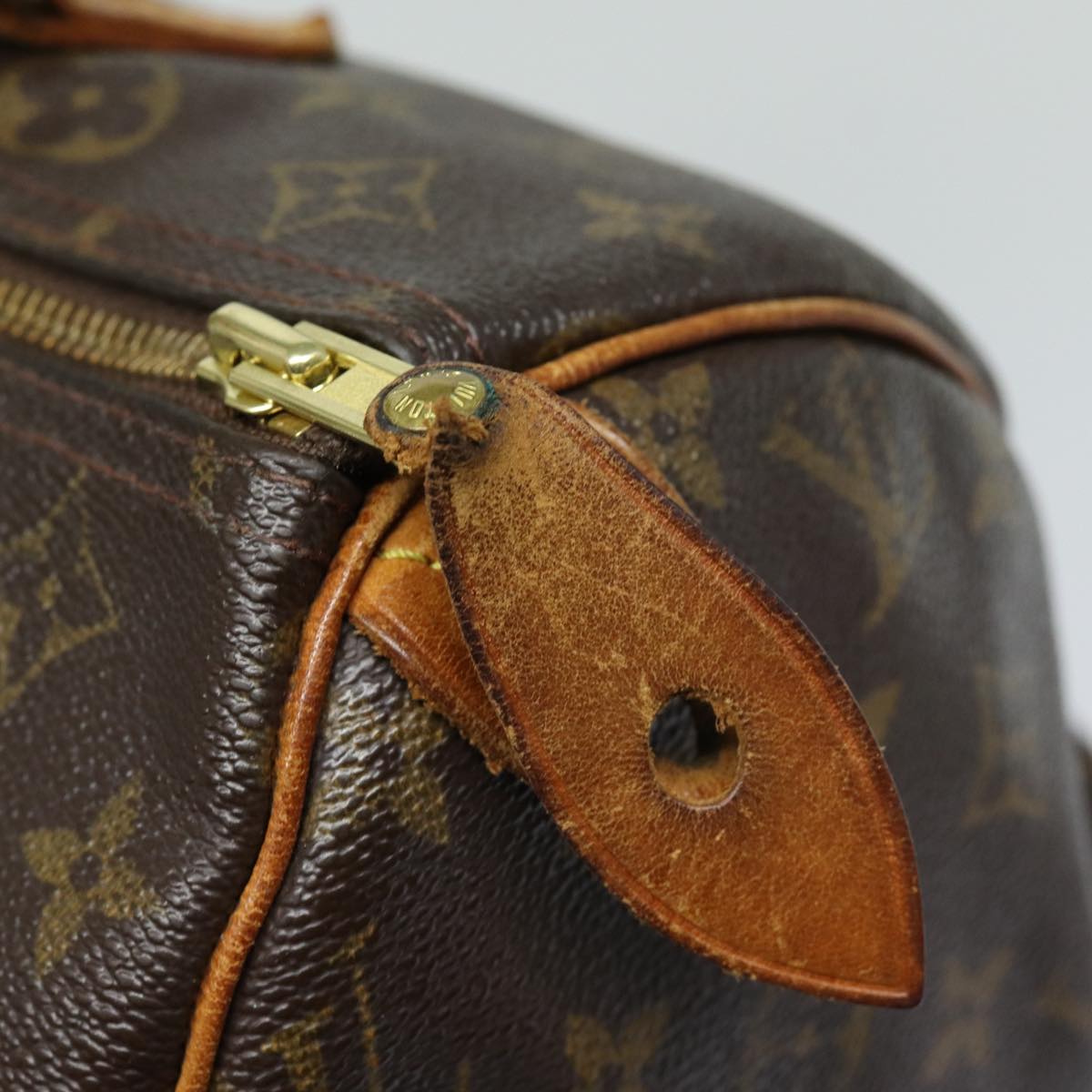 LOUIS VUITTON Monogram Speedy 30 Hand Bag M41526 LV Auth 84801