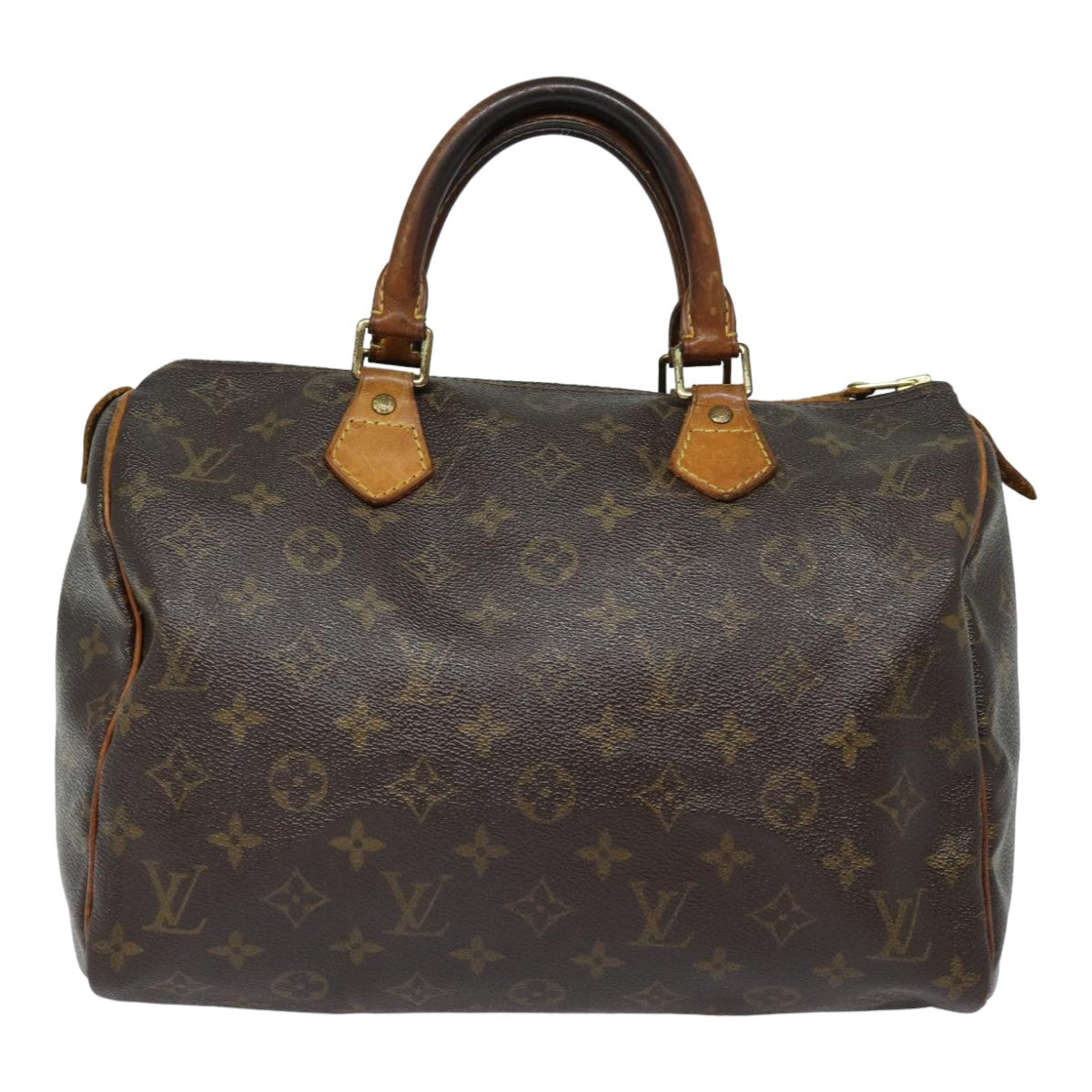 LOUIS VUITTON Monogram Speedy 30 Hand Bag M41526 LV Auth 84801