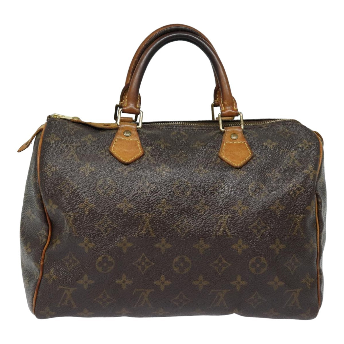 LOUIS VUITTON Monogram Speedy 30 Hand Bag M41526 LV Auth 84801