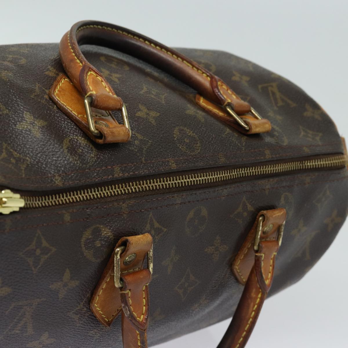 LOUIS VUITTON Monogram Speedy 30 Hand Bag M41526 LV Auth 84801