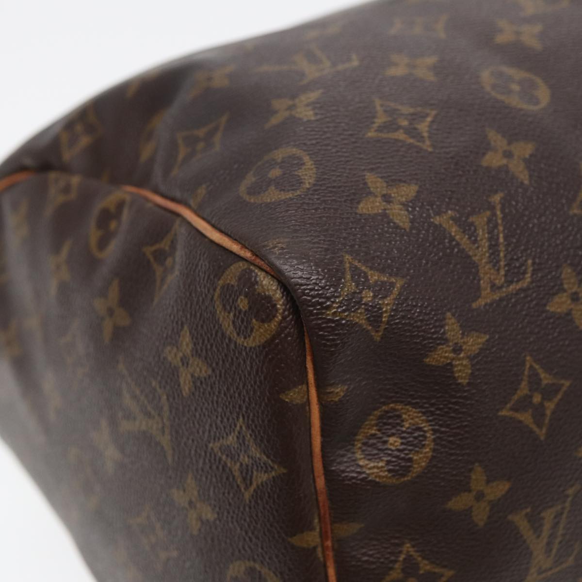 LOUIS VUITTON Monogram Speedy 35 Hand Bag M41524 LV Auth 84802