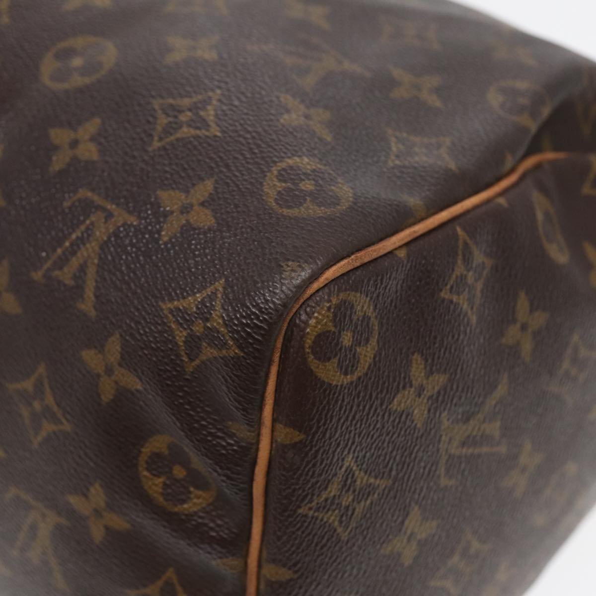 LOUIS VUITTON Monogram Speedy 35 Hand Bag M41524 LV Auth 84802