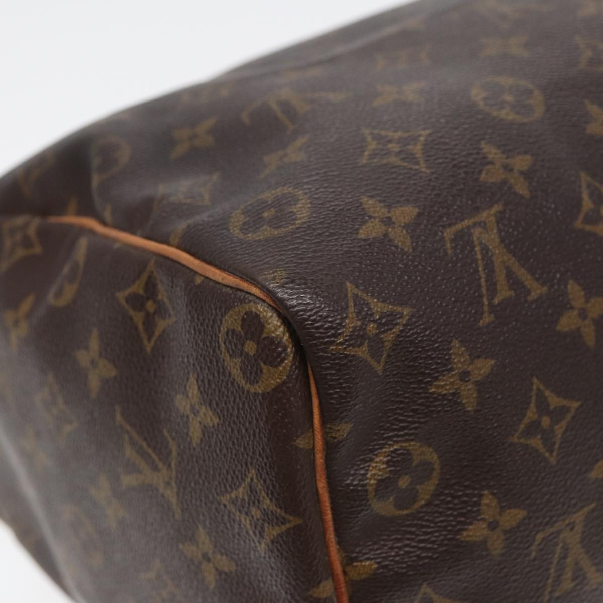 LOUIS VUITTON Monogram Speedy 35 Hand Bag M41524 LV Auth 84802