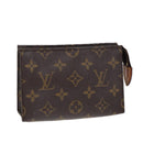 LOUIS VUITTON Monogram Poche Toilette 15 Pouch M47546 LV Auth 84835-1