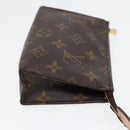 LOUIS VUITTON Monogram Poche Toilette 15 Pouch M47546 LV Auth 84835-4