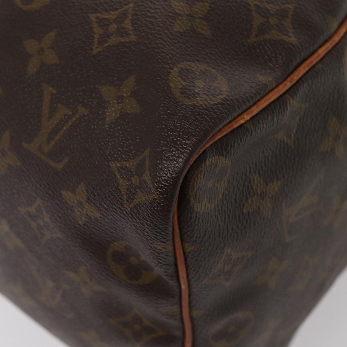 LOUIS VUITTON Monogram Speedy 35 Hand Bag M41524 LV Auth 84839