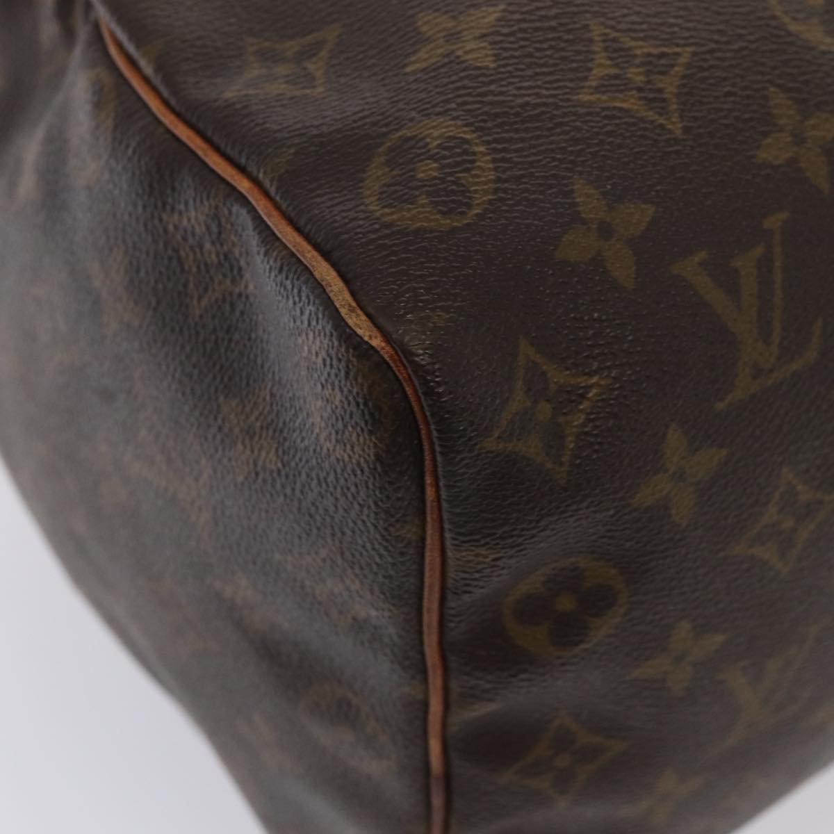 LOUIS VUITTON Monogram Speedy 35 Hand Bag M41524 LV Auth 84839