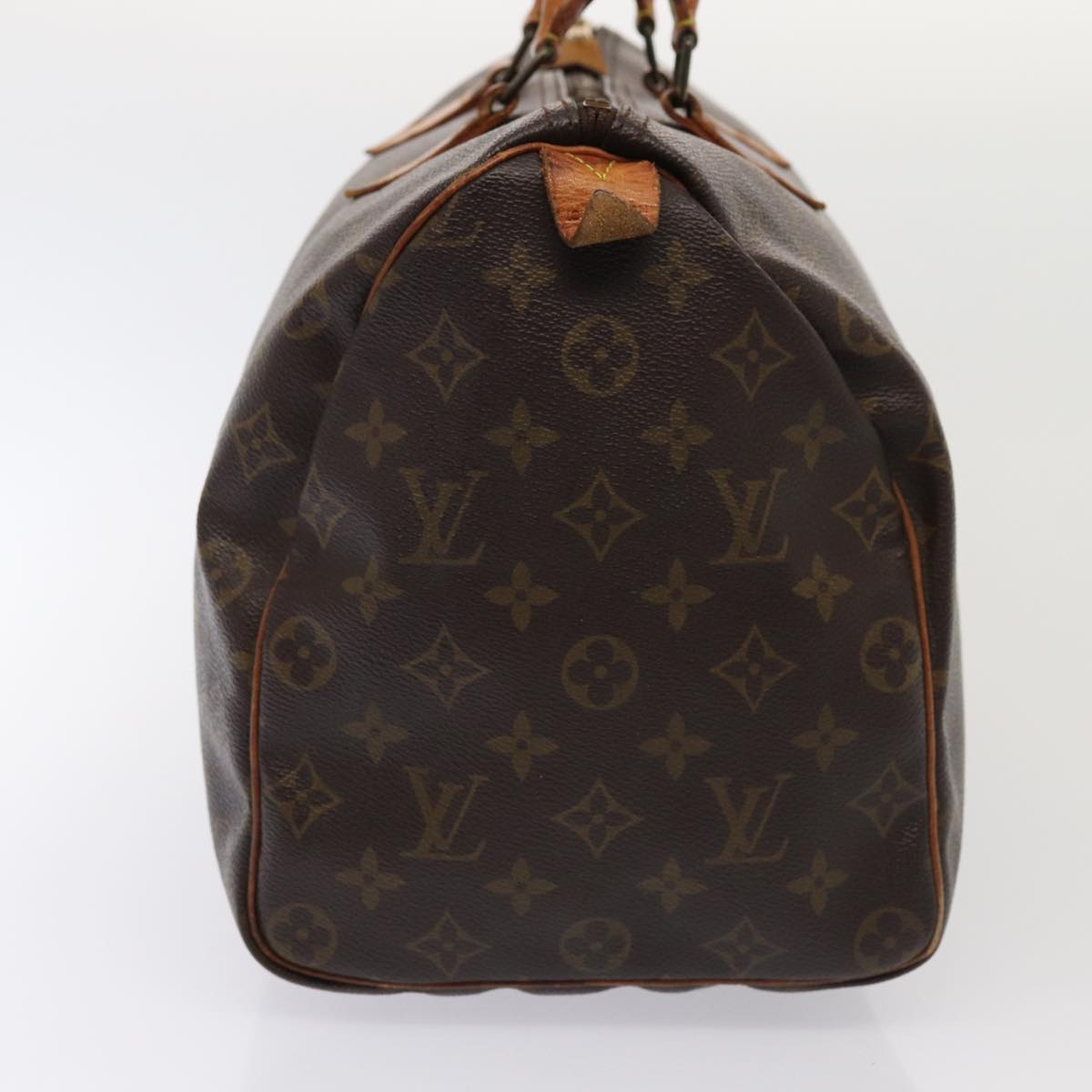 LOUIS VUITTON Monogram Speedy 35 Hand Bag M41524 LV Auth 84839