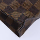 LOUIS VUITTON Damier Ebene Poche Toilette 26 Pouch N47543 LV Auth 84848-15