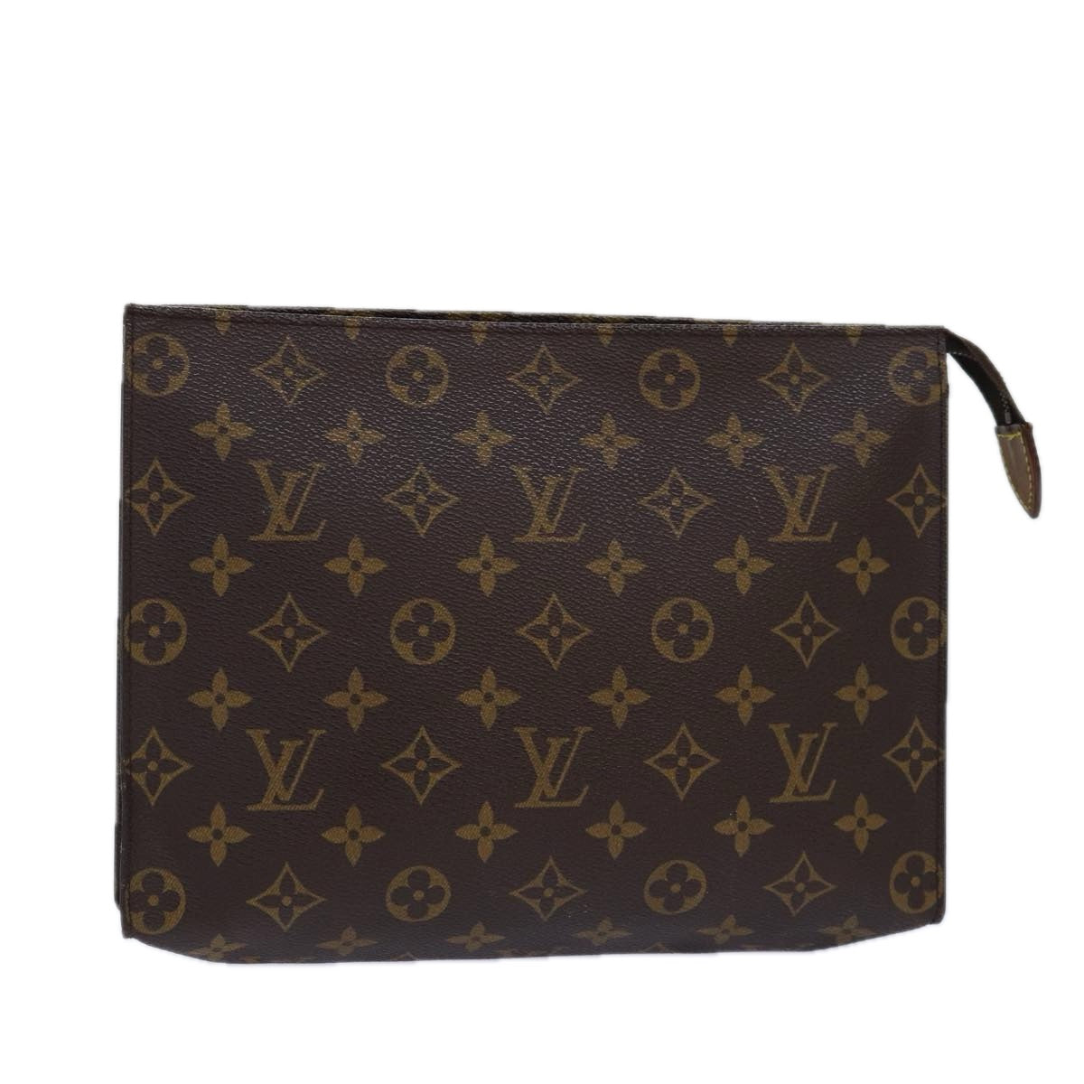 LOUIS VUITTON Monogram Poche Toilette 26 Pouch M47542 LV Auth 84849