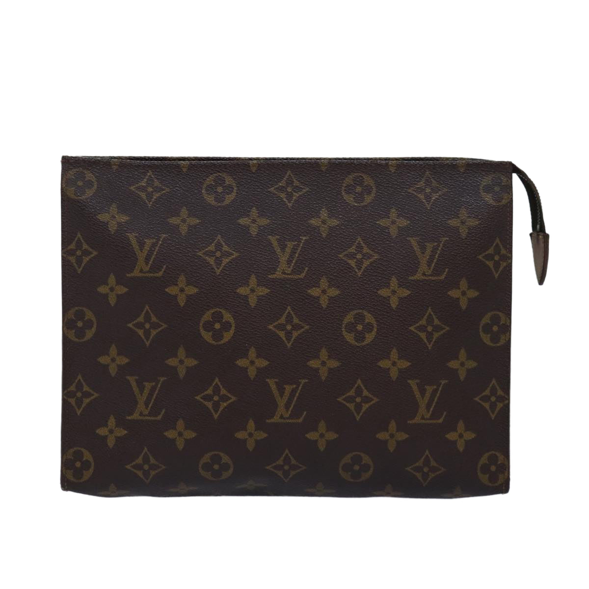 LOUIS VUITTON Monogram Poche Toilette 26 Pouch M47542 LV Auth 84850