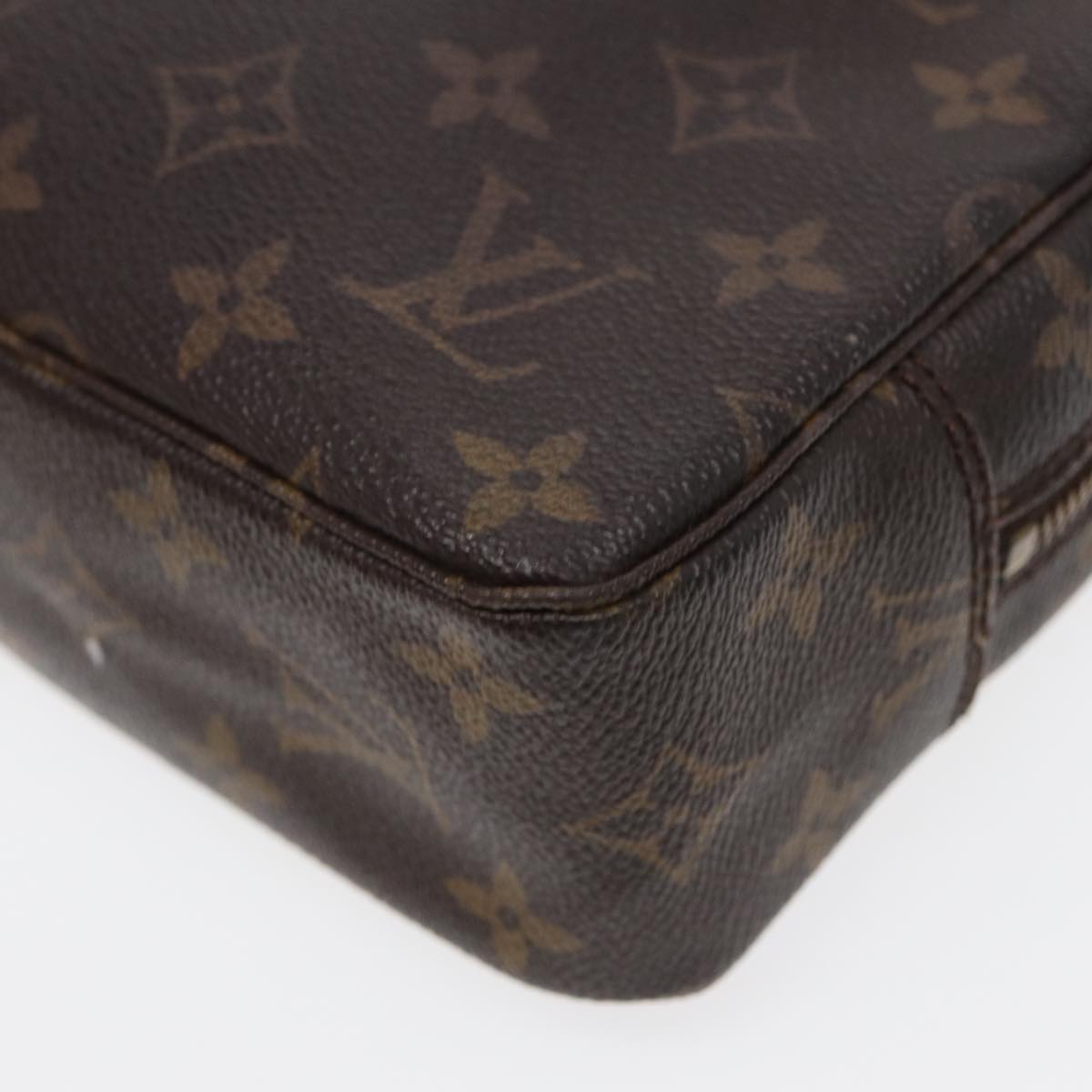 LOUIS VUITTON Monogram Trousse Toilette 23 Clutch Bag M47524 LV Auth 84851