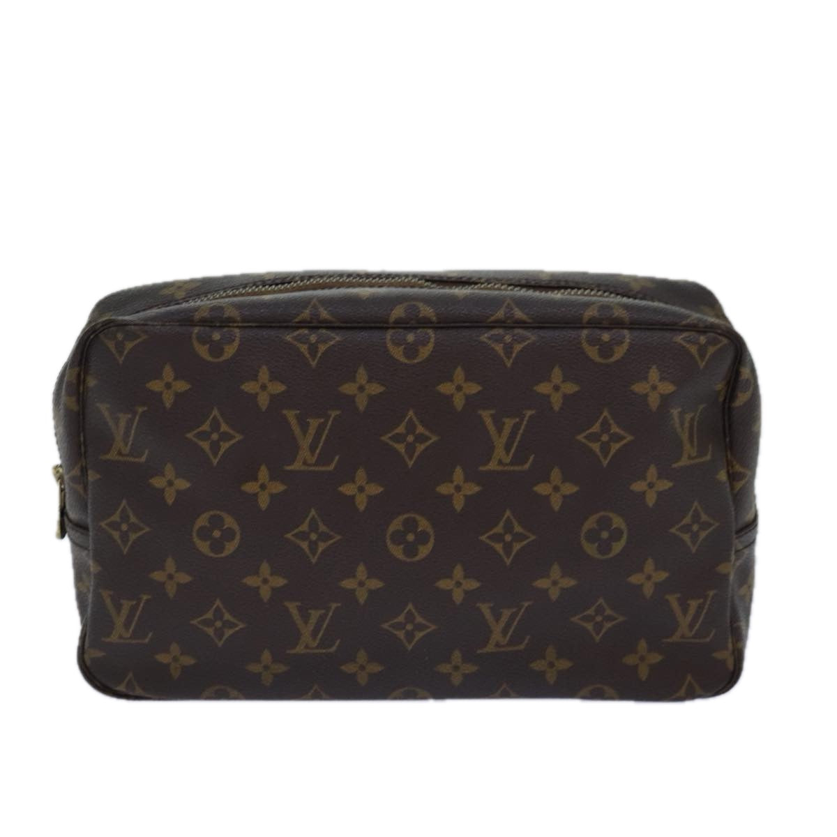 LOUIS VUITTON Monogram Trousse Toilette 28 Clutch Bag M47522 LV Auth 84852